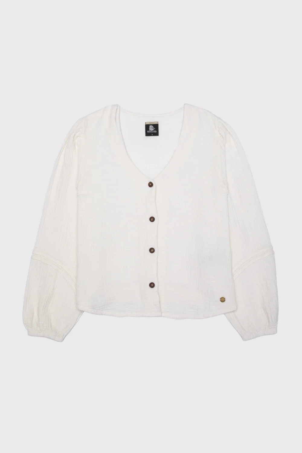 Blusa Lari Orgánica Beige Mujer - Image 8