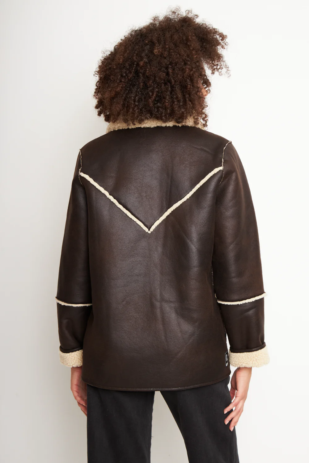 Chaqueta Nivara Reciclada Café Mujer - Image 6