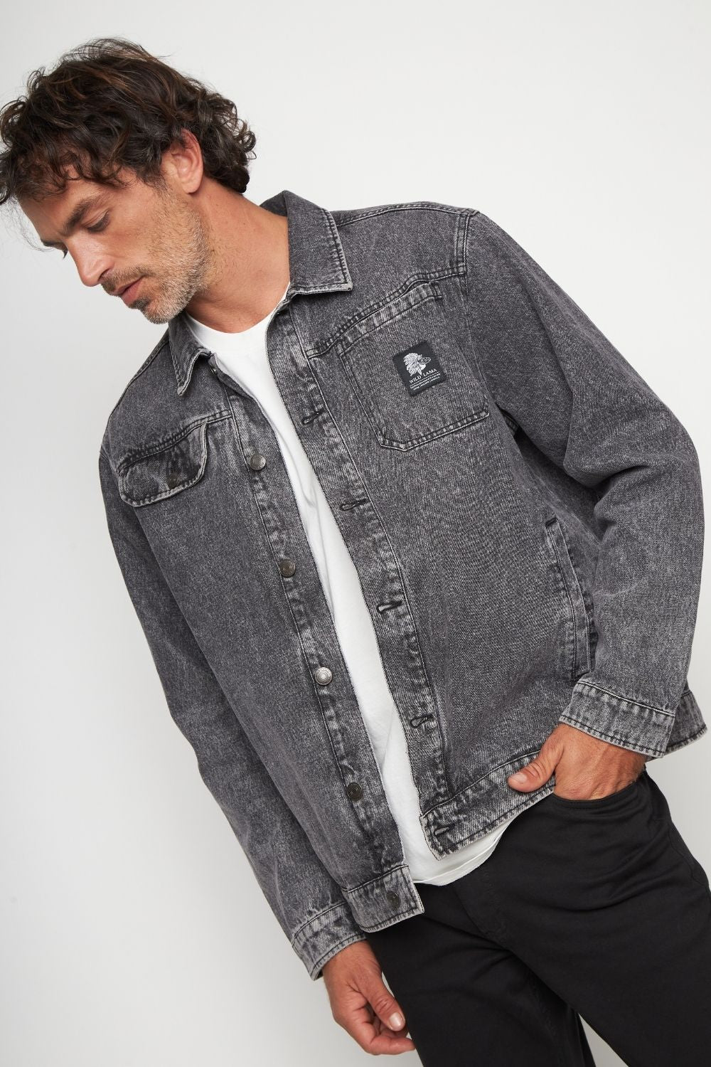Chaqueta Petro Orgánica Negra Hombre - Image 2