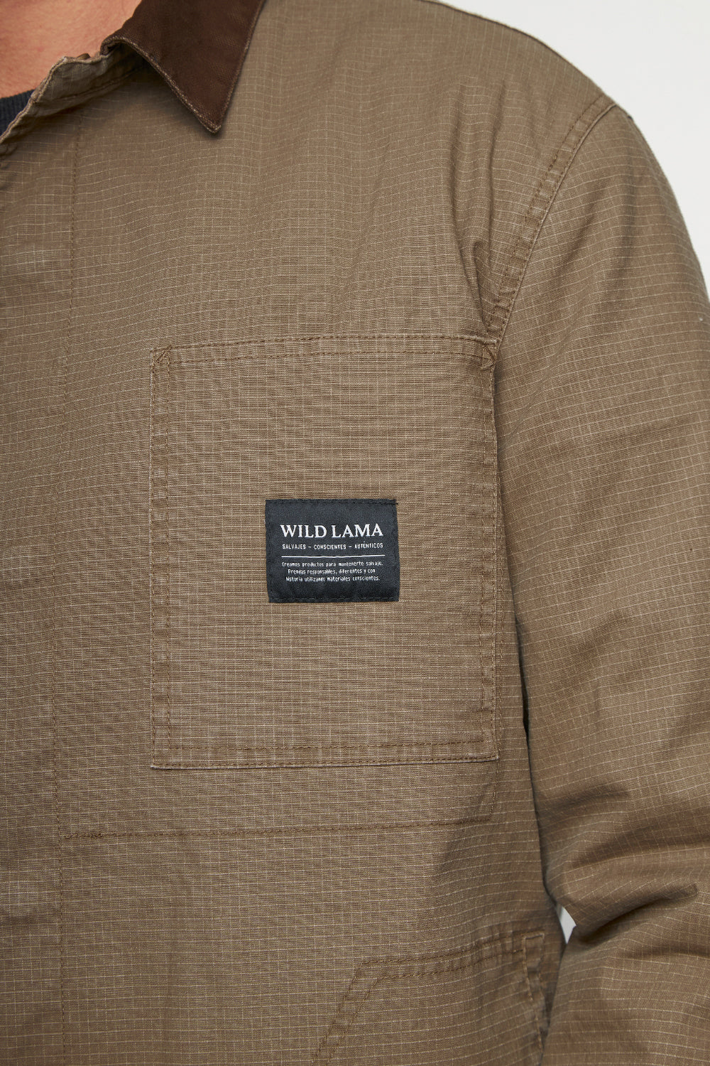 Chaqueta Roble Ripstop Orgánica Café Hombre - Image 6