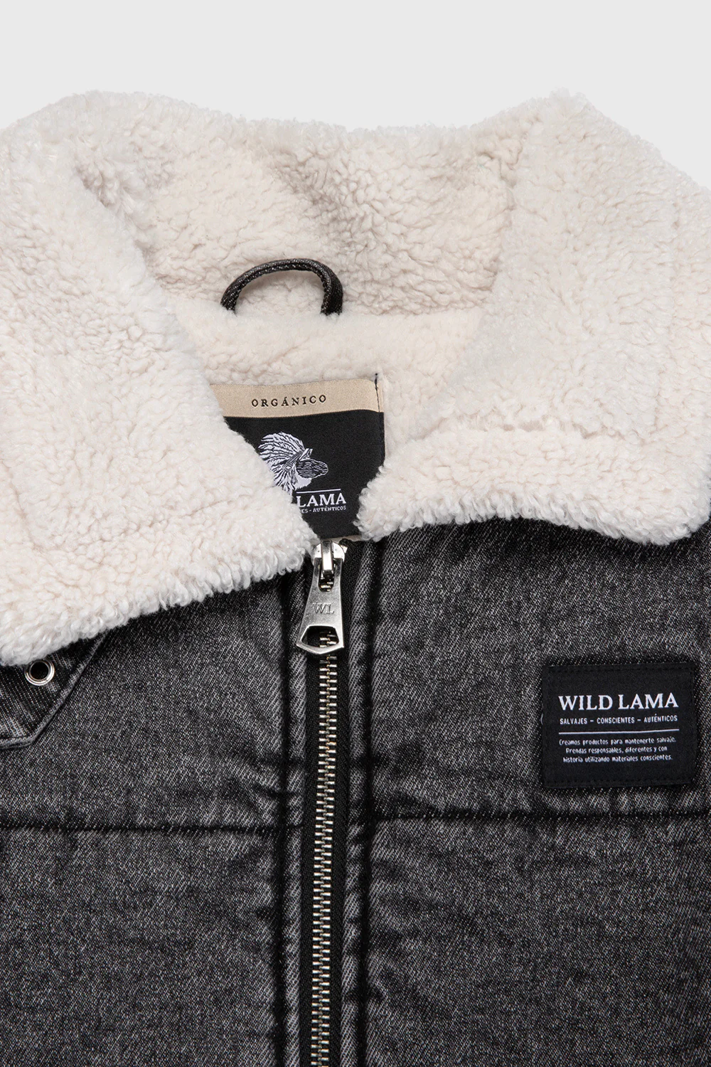 Chaqueta Sur Puffa Orgánica Negra Mujer - Image 11
