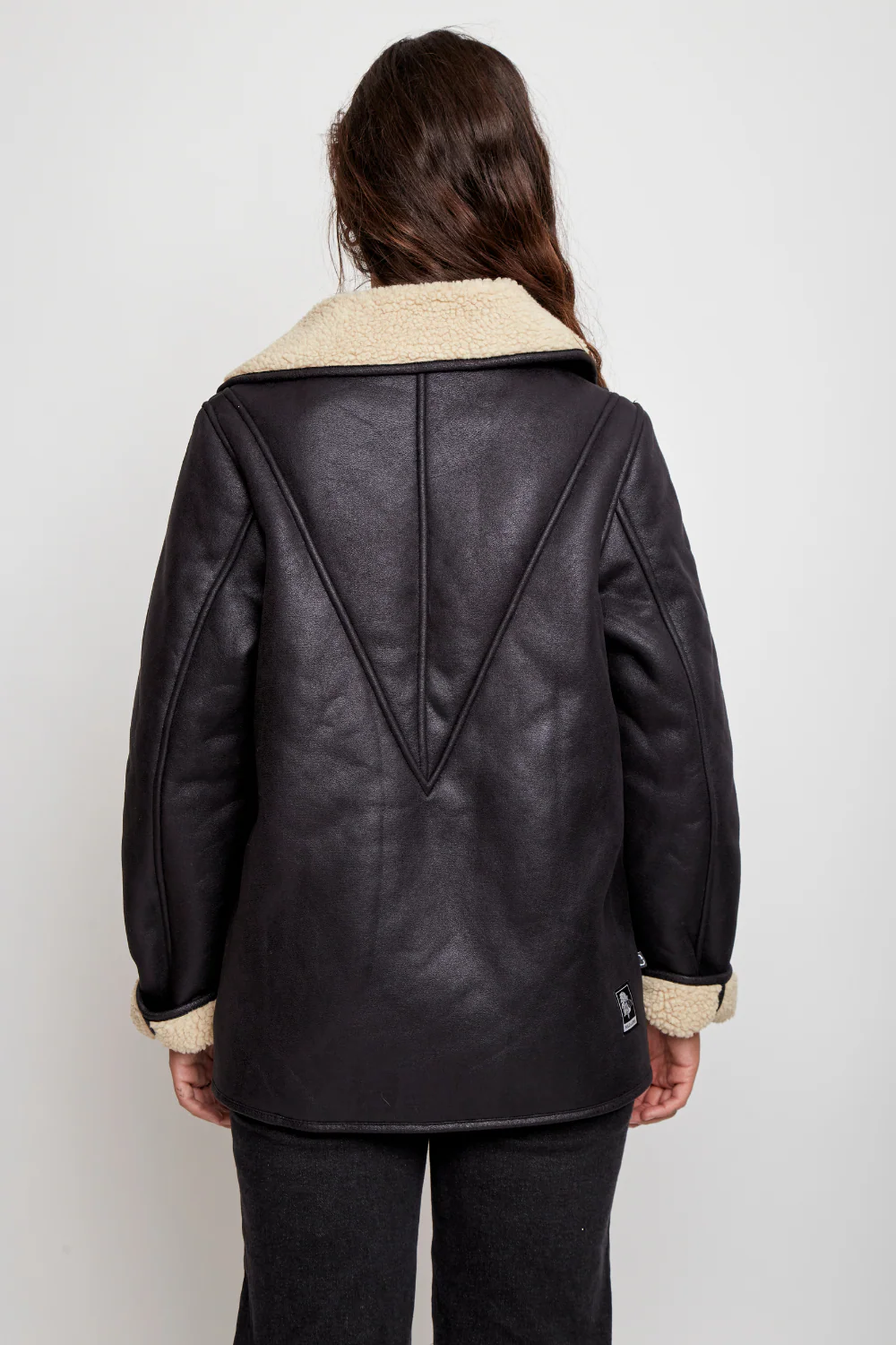Chaqueta Vigueira Reciclada Negra Mujer - Image 5