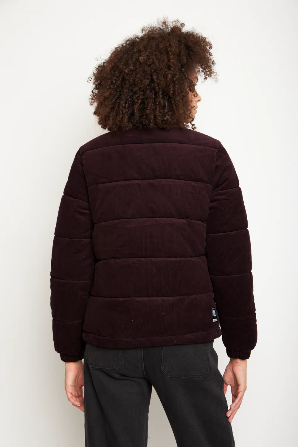 Parka Chic Puffa Orgánica Burdeo Oscuro Mujer - Image 6