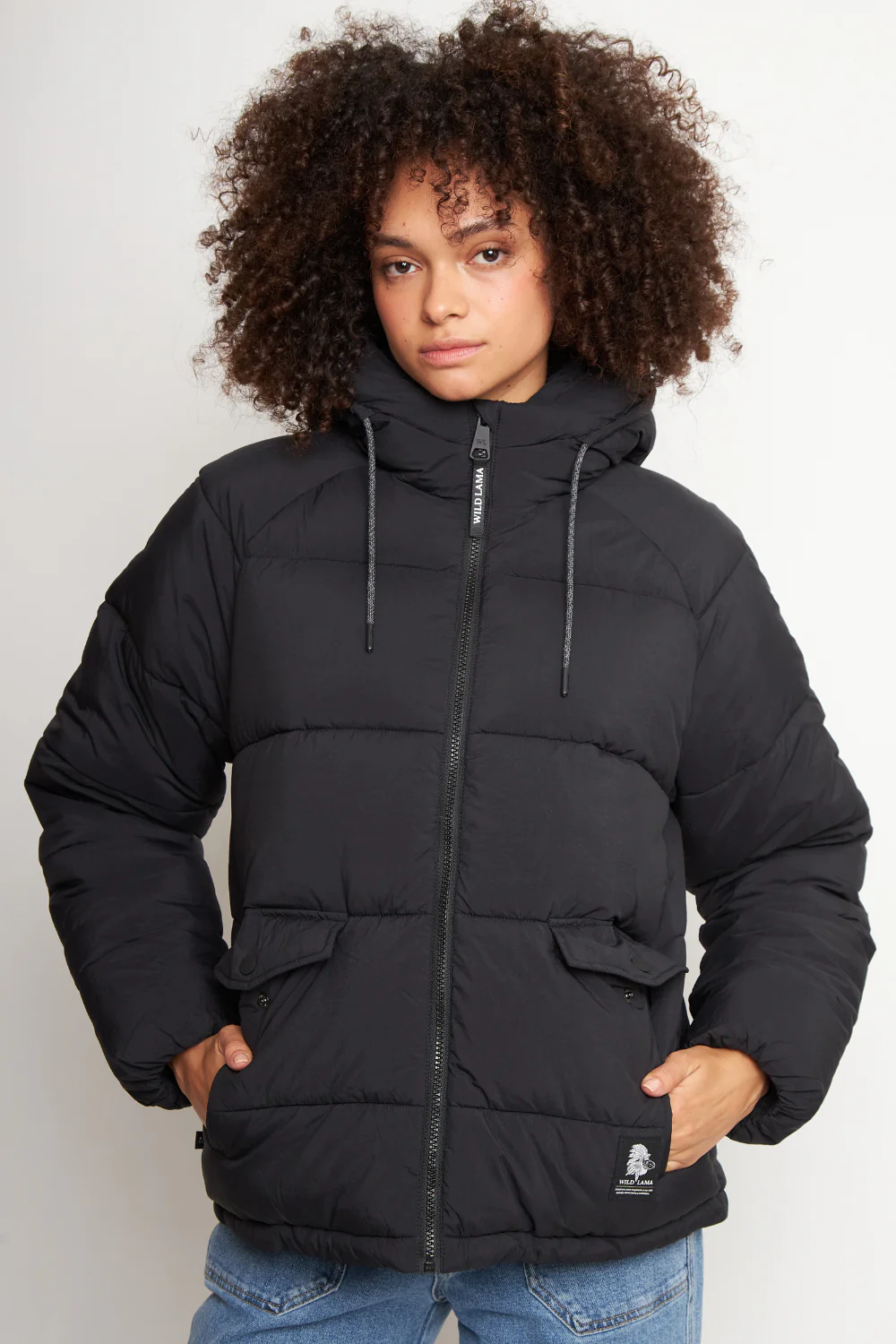 Parka Newy Reciclada Negro Mujer - Image 2