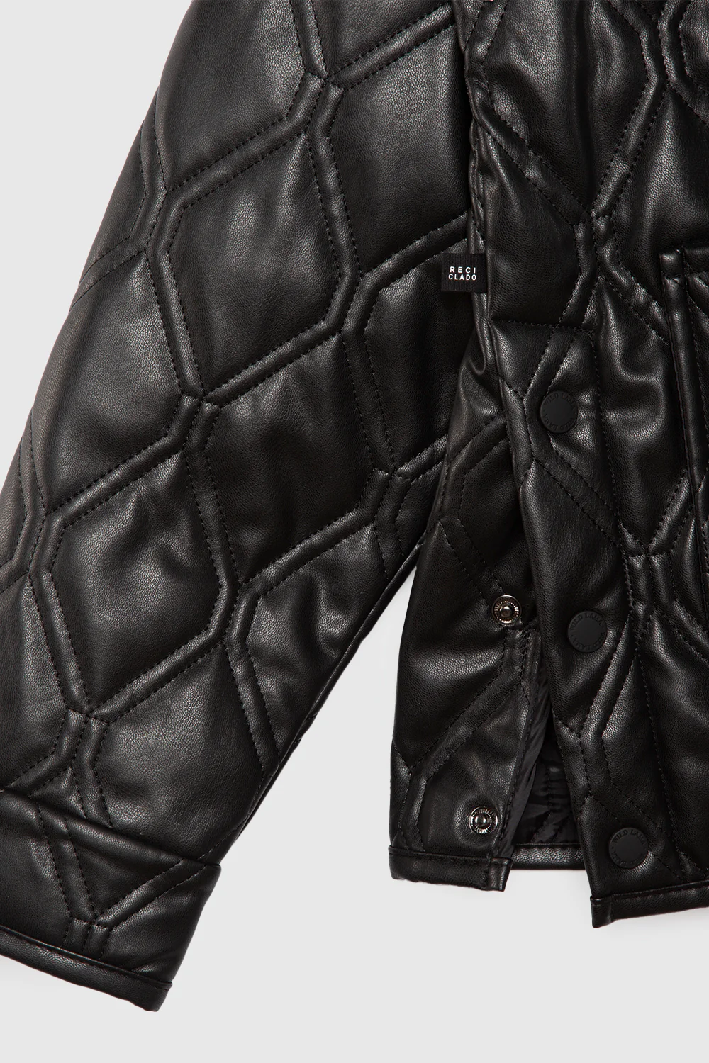Parka Nita PU Reciclada Negro Mujer - Image 11
