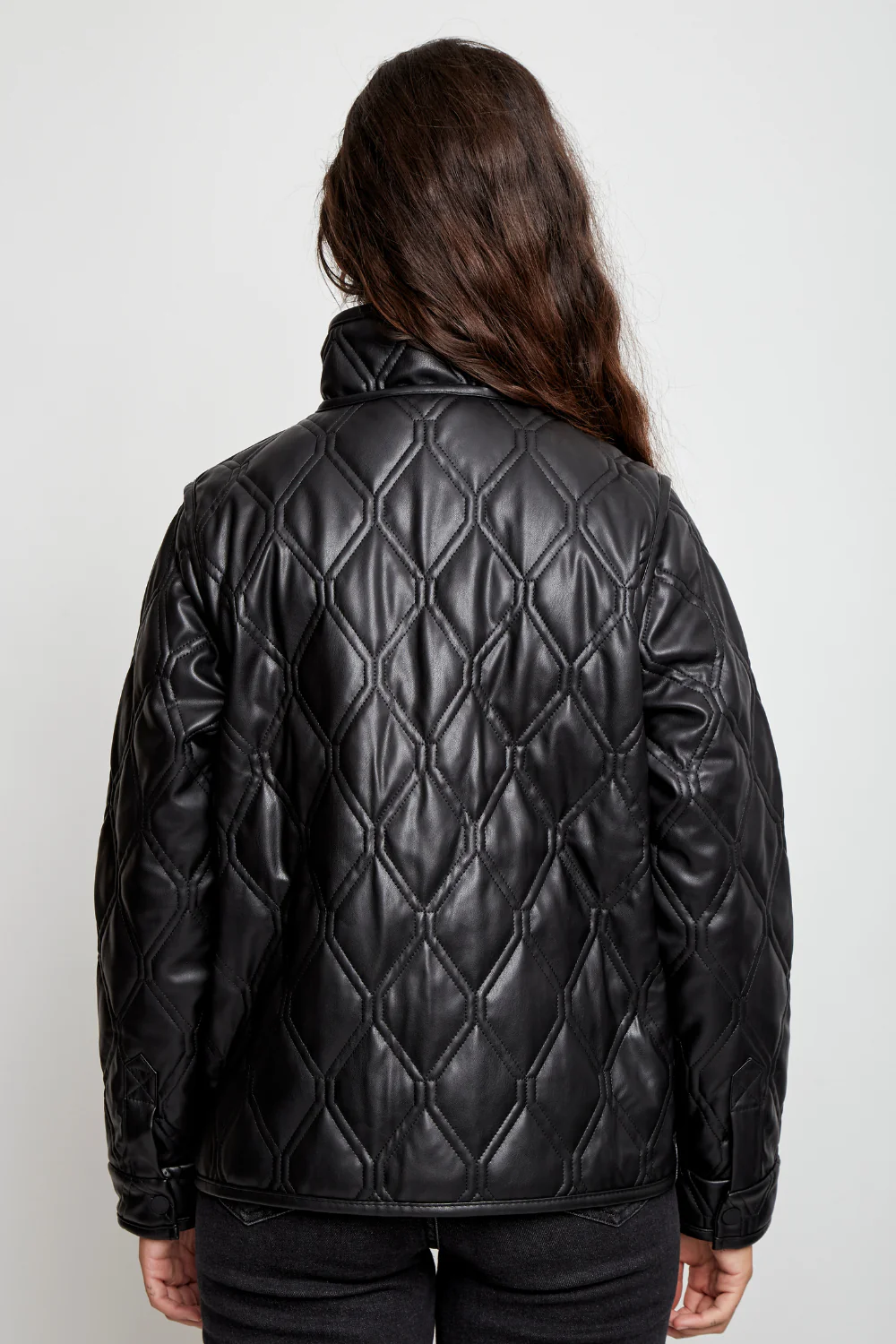 Parka Nita PU Reciclada Negro Mujer - Image 5