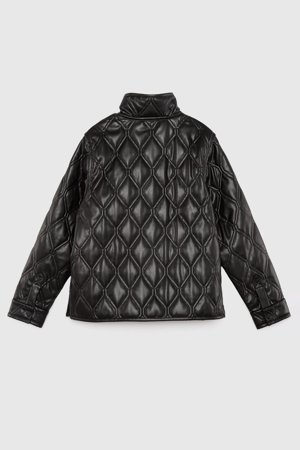 Parka Nita PU Reciclada Negro Mujer - Image 9