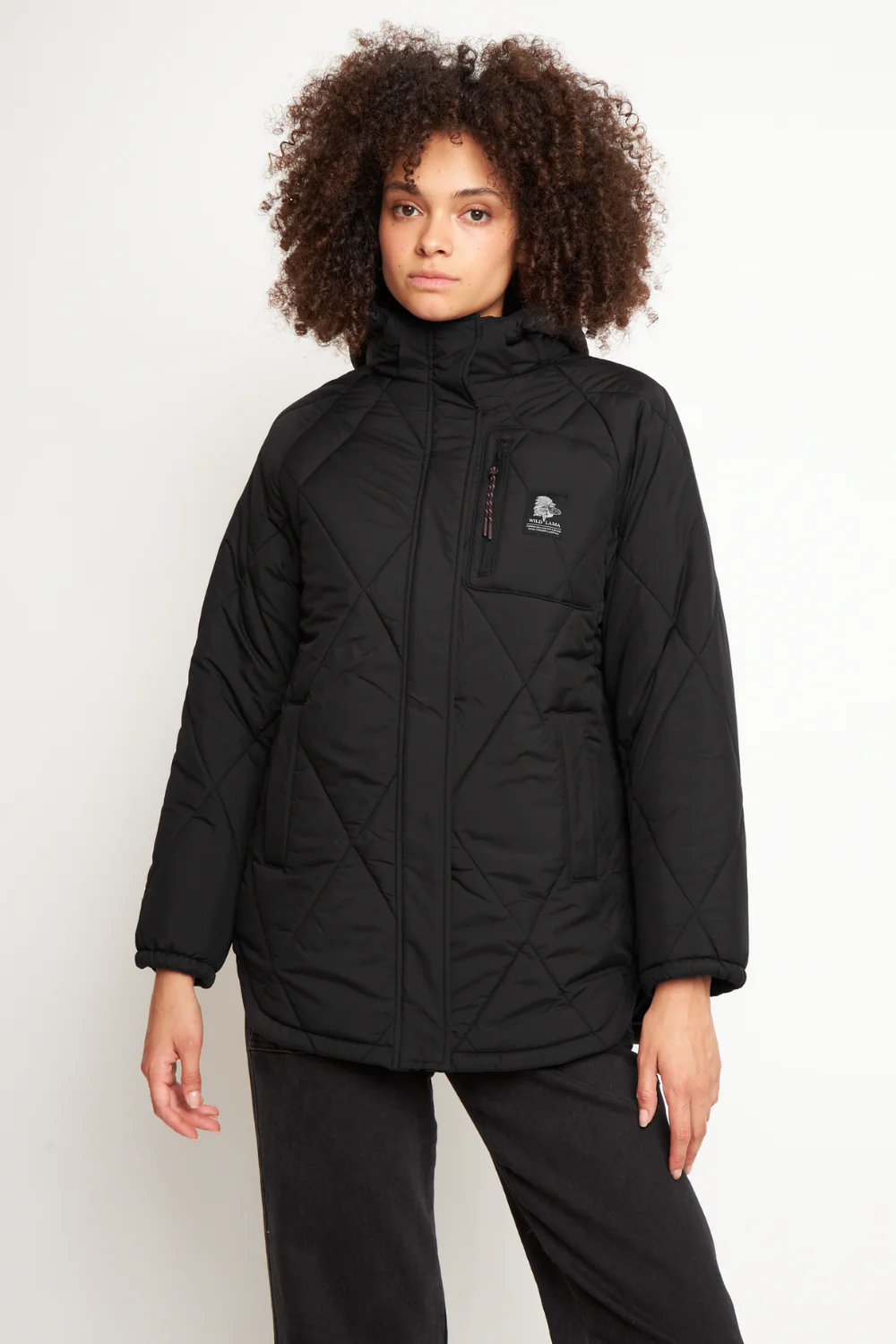 Parka Oni Reciclada Negra Mujer - Image 4