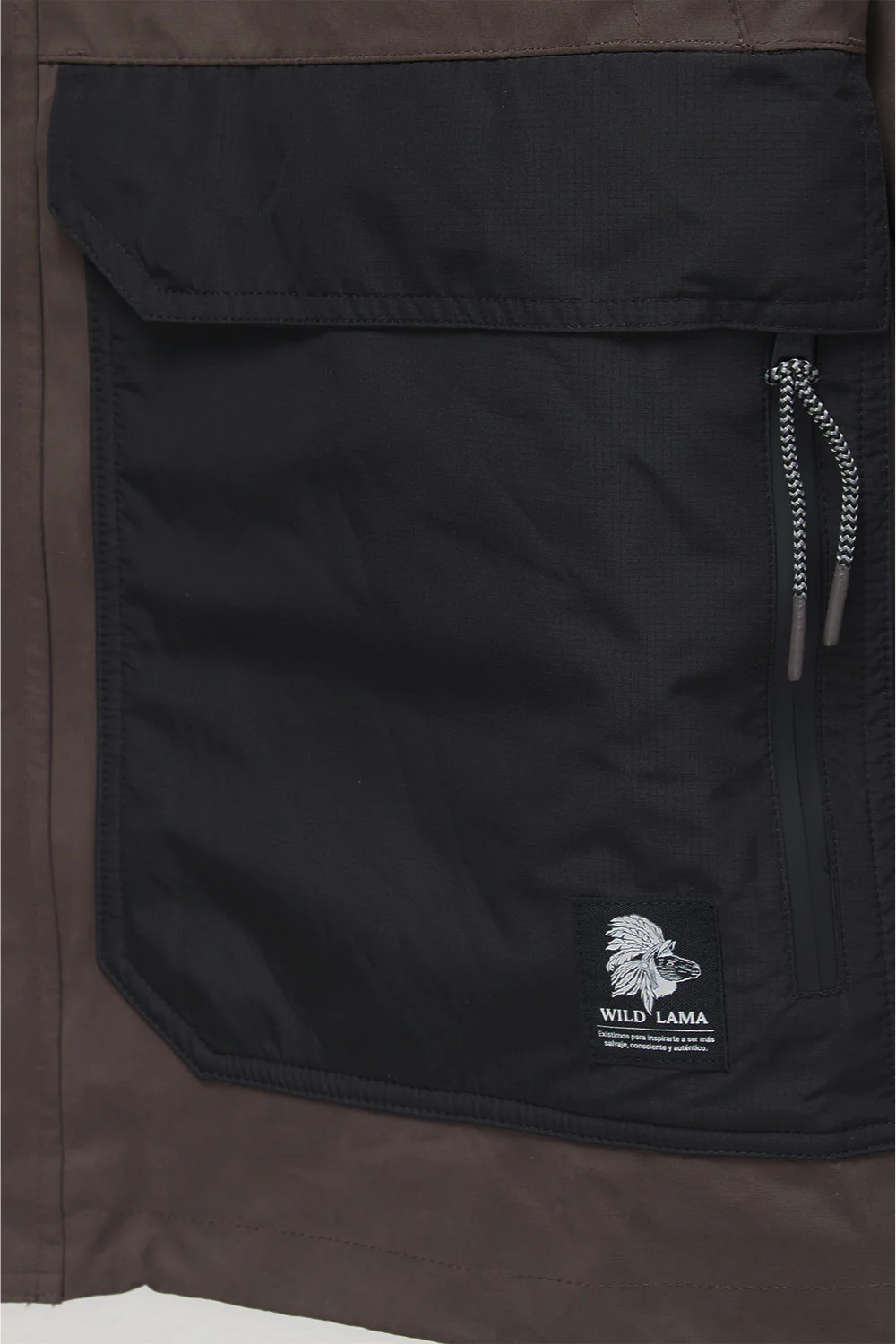 Parka Impermeable Ruga 3 en 1 Reciclada Café Hombre - Image 17
