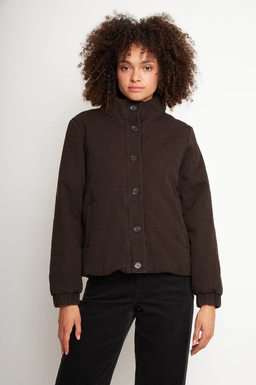 Parka Virae Orgánica Café Mujer - Image 3