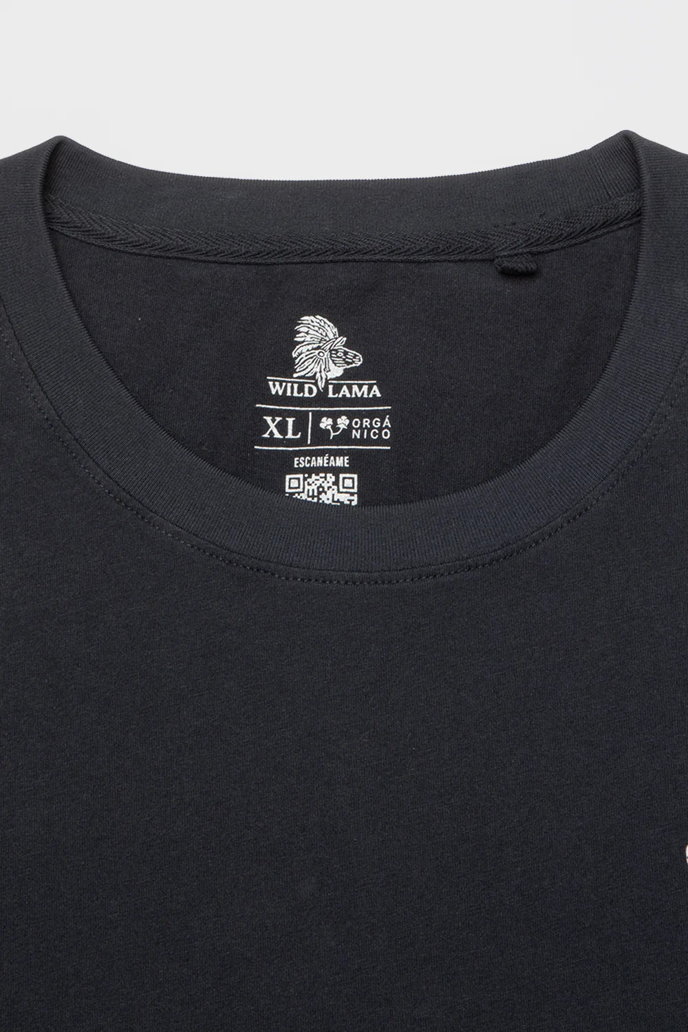 Polera Rolan Orgánica Negra Hombre - Image 10