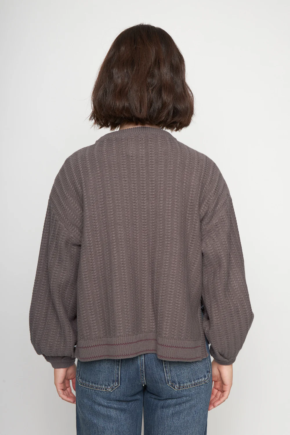 Sweater Noa Orgánico Café Mujer - Image 6